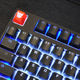 Vortex’s shine-through PBT keycaps on an RGB keyboard. (Decepticon keycap not included.)